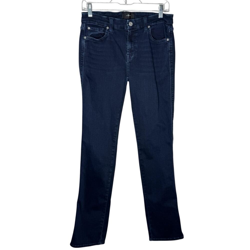 7 FOR ALL MANKIND / Kimmie Straight dark wash jeans / 30